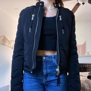 Black puffer jacket vintage by DSQUARED